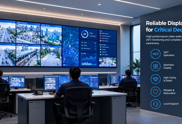 Top-Rated Video Wall Providers for Control Rooms in India