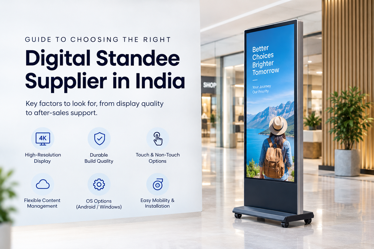 Top Indian Suppliers of High-Resolution Digital Standees — Features & Service Comparison