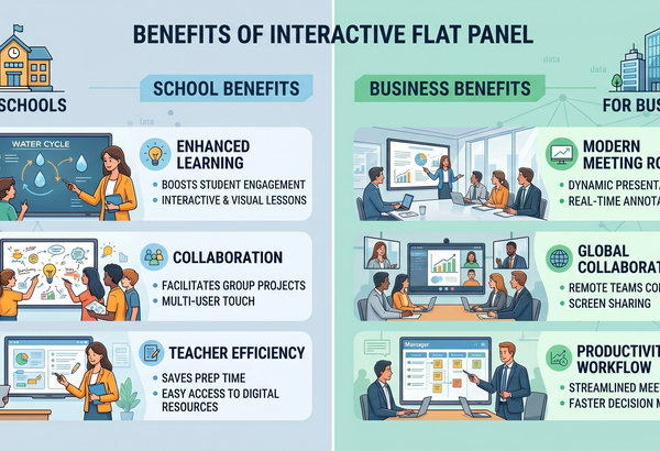 Benefits of Interactive Flat Panel for Schools & Business