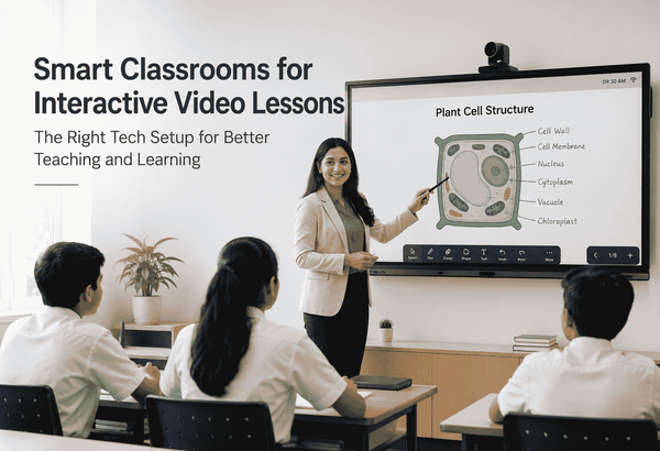 Smart Classrooms for Interactive Video Lessons: What to Look For & What We Recommend