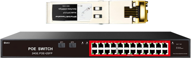 10 Рort PoE+ Managed Switch
