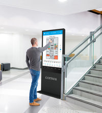 cornea digital standee kiosk for mall