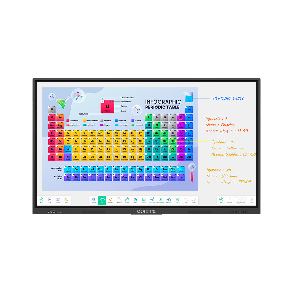 Cornea 110 Inch Ultra Touch Pro Interactive Panel