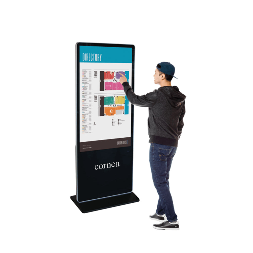 cornea touch panel standee kiosk