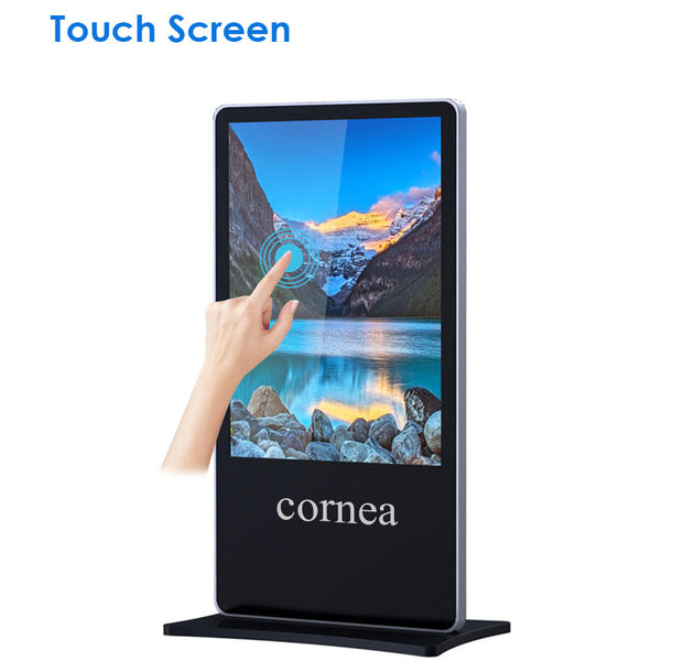 cornea 43 inch digital standee kiosk