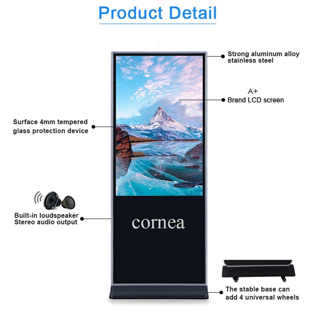 55 inch standee kiosk