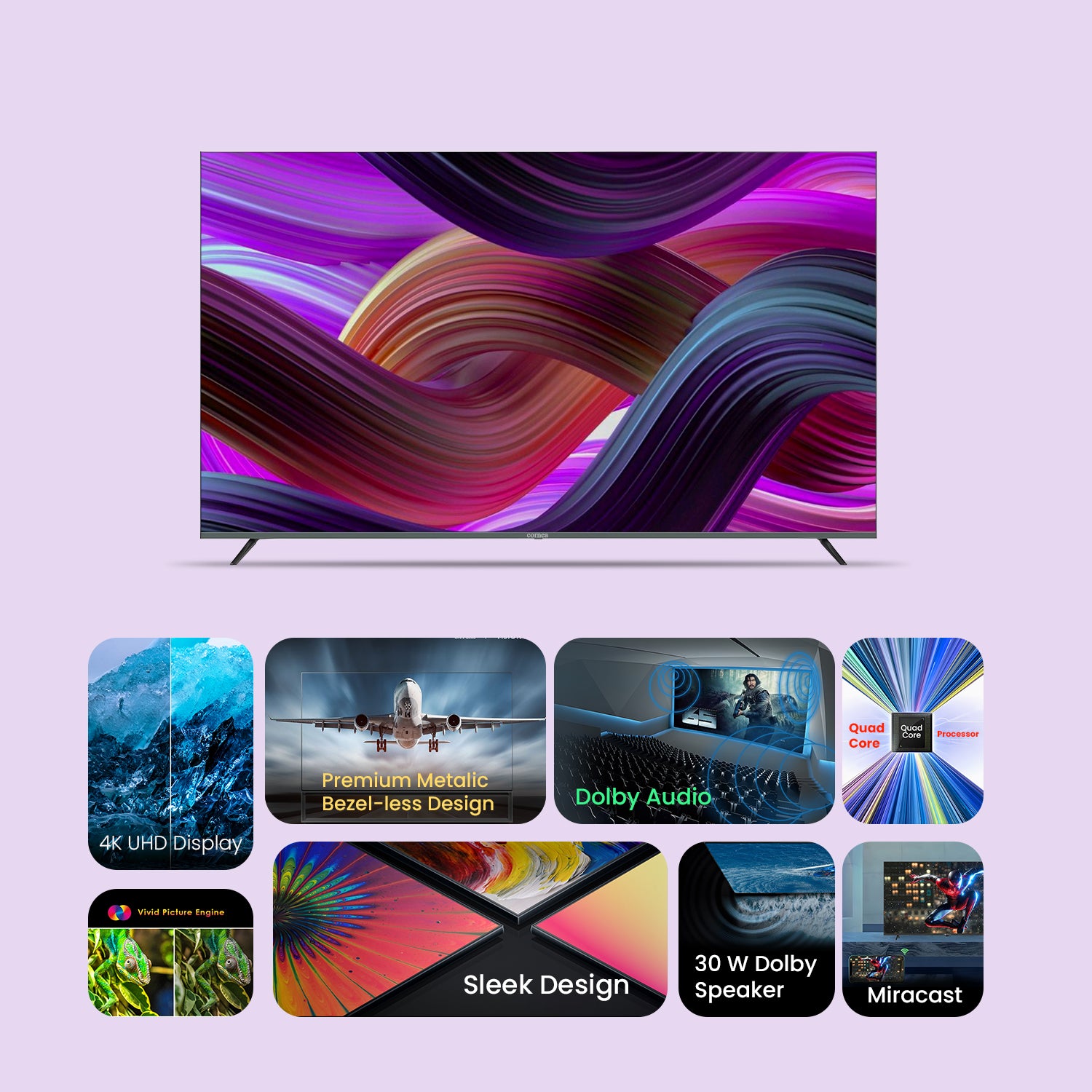 75" Smart android TV