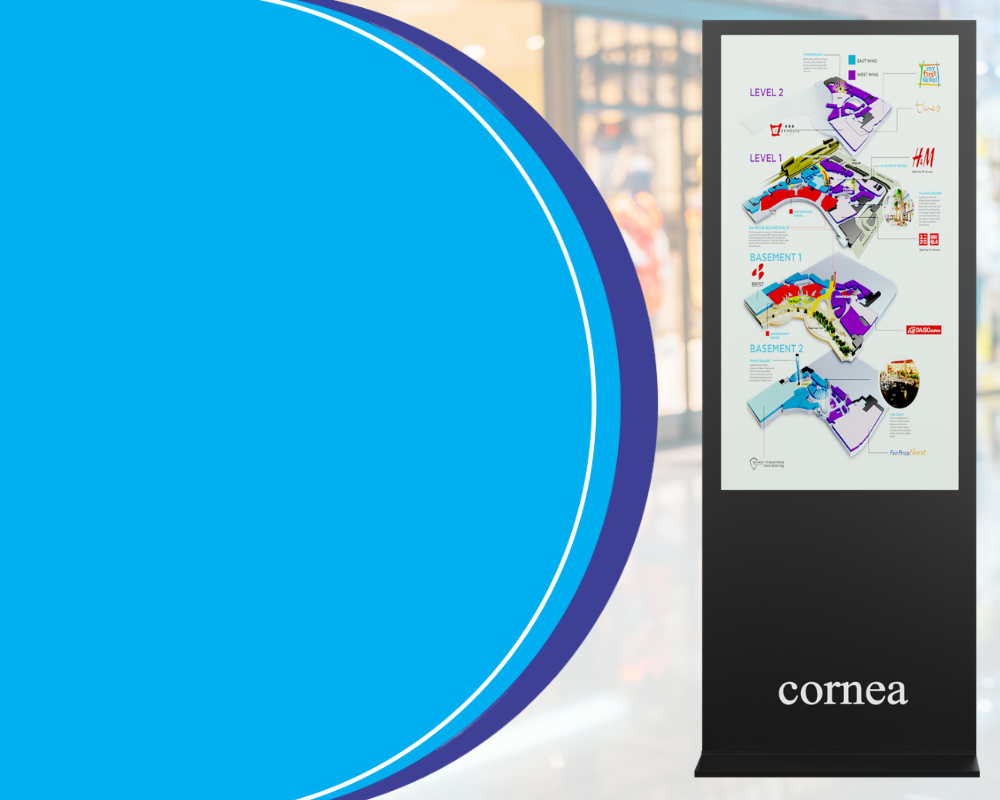 Interactive Learning Standee Touch Digital Standees for Interactive Customer Engagement – CORNEA