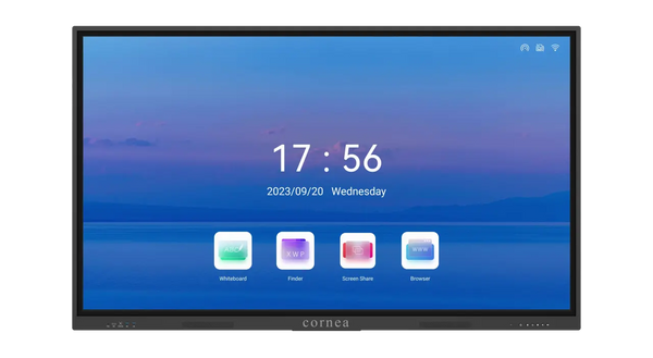 Cornea Interactive flat panel display